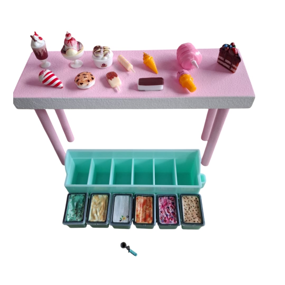 Heladería para Barbie