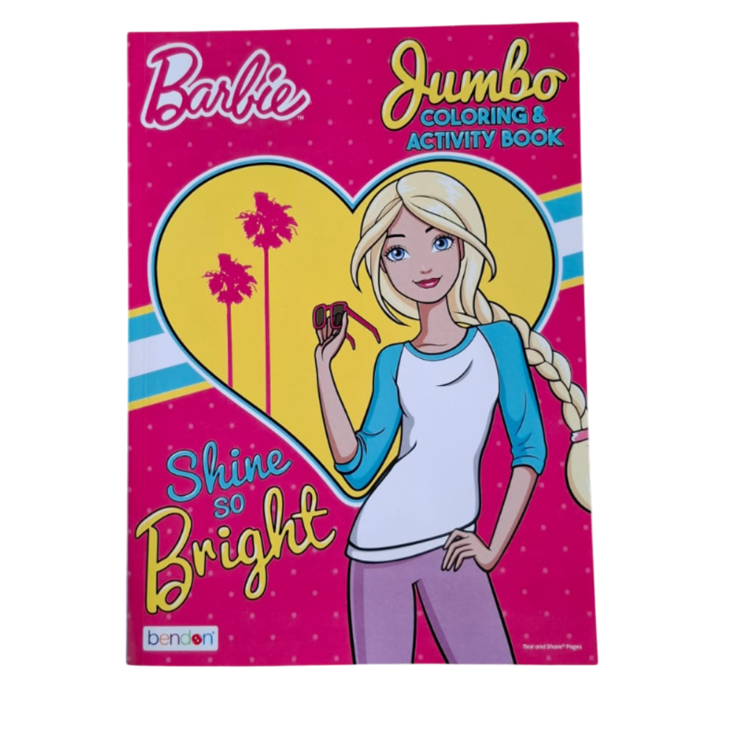 Libro para colorear con actividades, Barbie