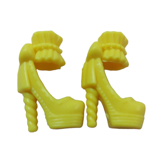 Zapato de tacón con moño en tobillo